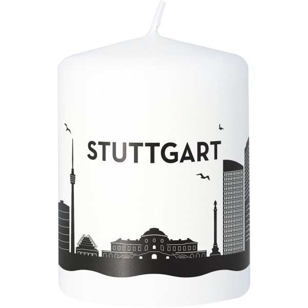 Goodtimes Stumpenkerze Skyline Stuttgart