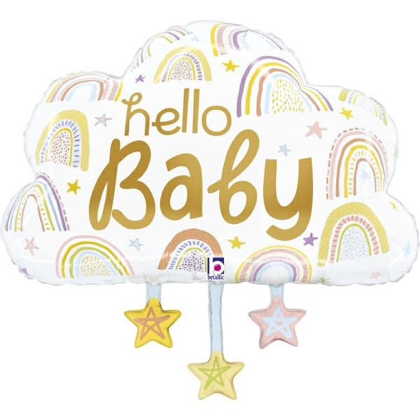 Betallic Folienballon XXL Hello Baby Cloud 70cm/28"