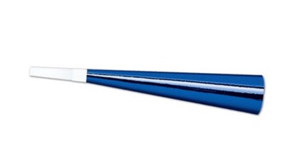 Beistle Folienhorn Blau 23cm