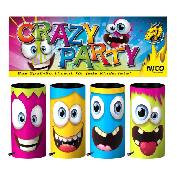 Nico Tischbomben Crazy Party, 4er-Beutel
