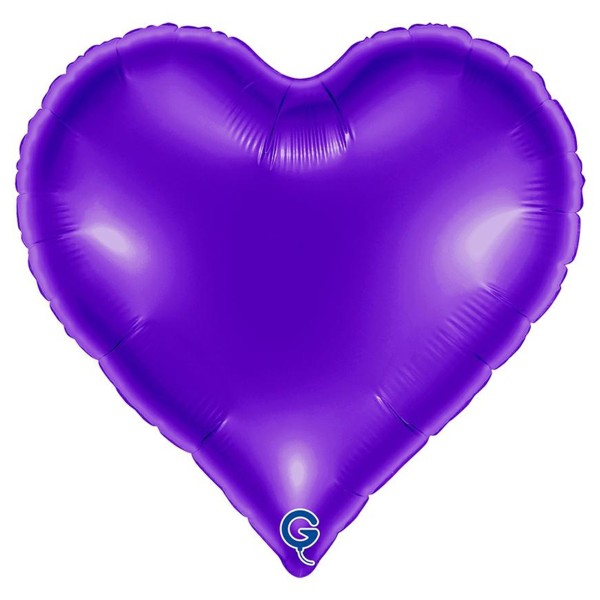 Grabo Folienballon Heart Sweetie Royal Purple 45cm/18" (unverpackt)