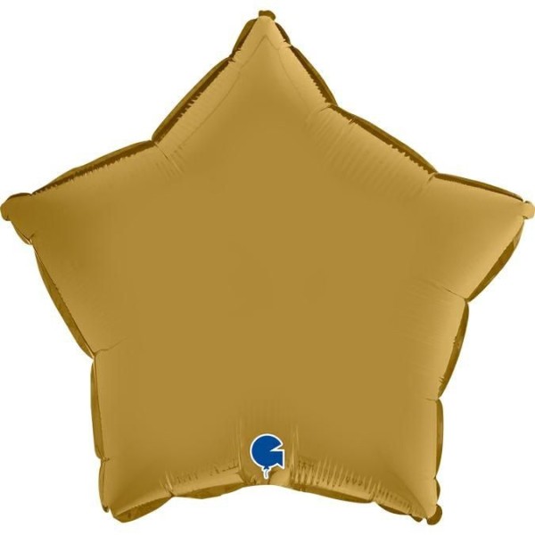 Grabo Folienballon Star Satin Gold 45cm/18"