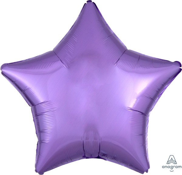 Anagram Folienballon Stern Pearl Lavender 50cm/20" (unverpackt)