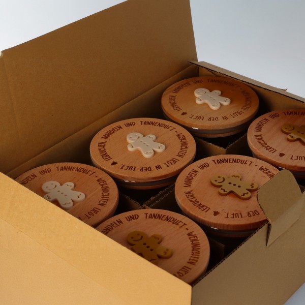 Goodtimes 6er Karton Geschenkglas "Weihnachten" 530 ml