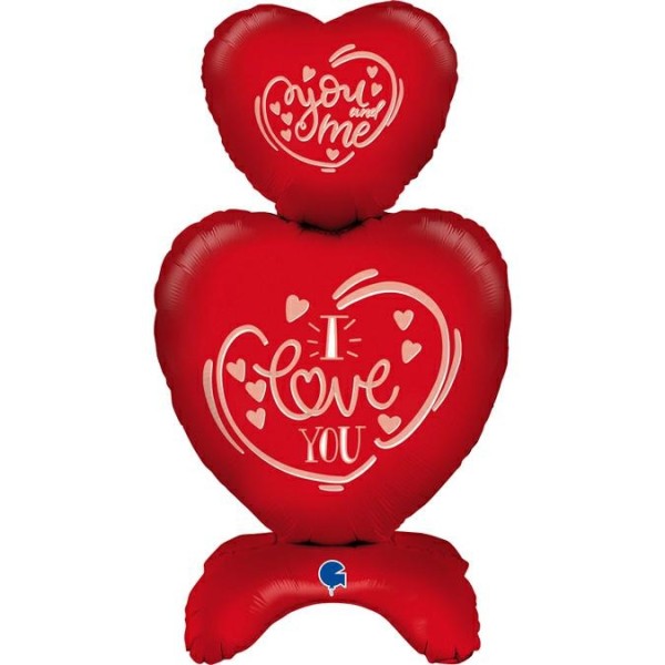 Grabo Folienballon The Standups Hearts 95cm/38"