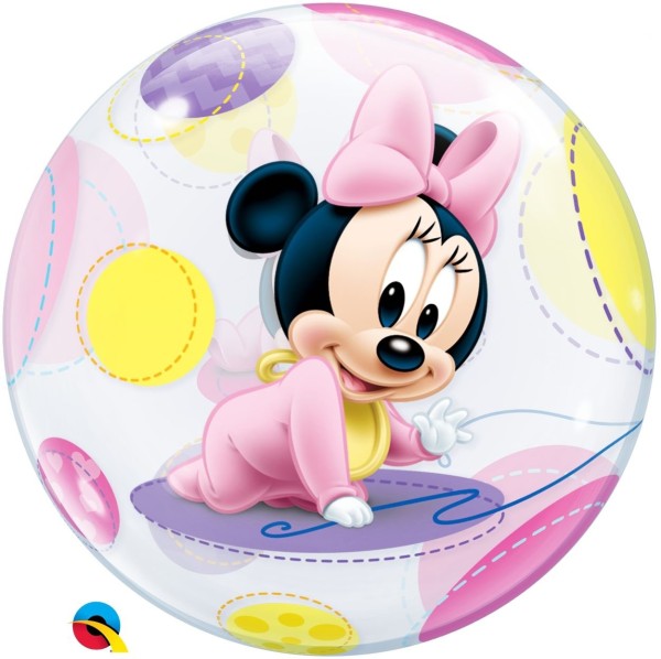 Qualatex Bubble Baby Minnie Mouse 55cm/22"