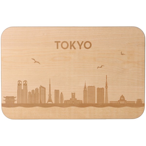 Goodtimes Frühstücksbrett Skyline Tokio 23cm x 15cm x 1cm