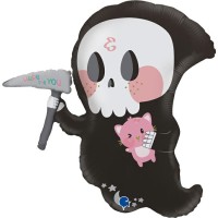 Grabo Folienballon Shape The Cute Death 65cm/25"  Grabo Folienballon Shape The Cute Death 65cm/25"