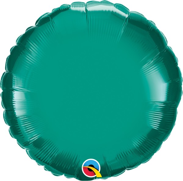 Qualatex Folienballon Rund Teal (Blaugrün) 45cm/18"