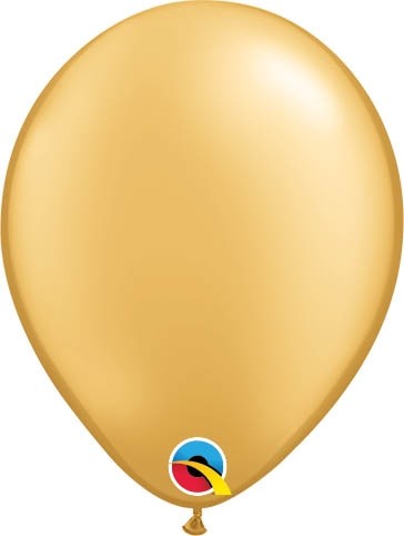 Qualatex Latexballon Metallic Gold 13cm/5" 100 Stück