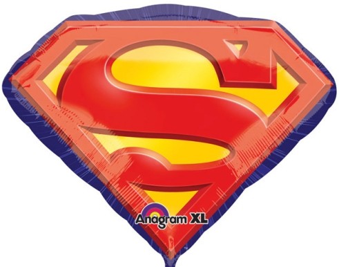 Anagram Folienballon SuprShape "Superman Logo" 66cm/26"