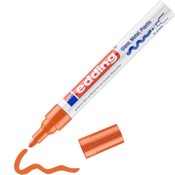 edding 750 Glanzlackmarker 2-4mm orange (06)