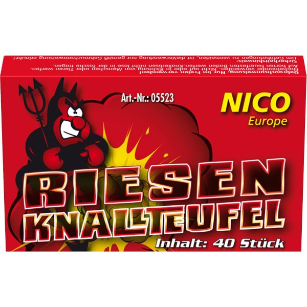 Nico Riesen Knallteufel, 40er-Schachtel