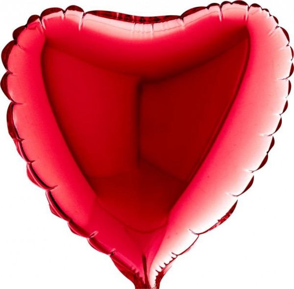 Betallic Folienballon Heart Red 23cm/9" (unverpackt)