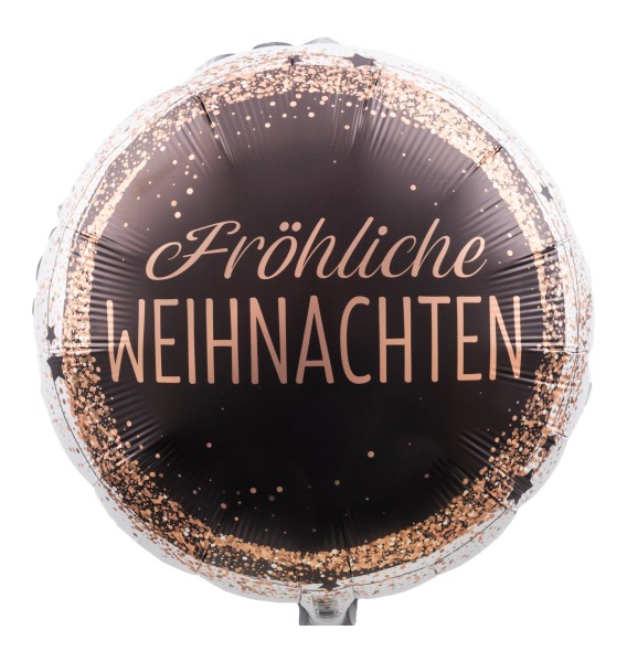 Premioloon Folienballon Satin Weihnachten Roségold 45cm/18"