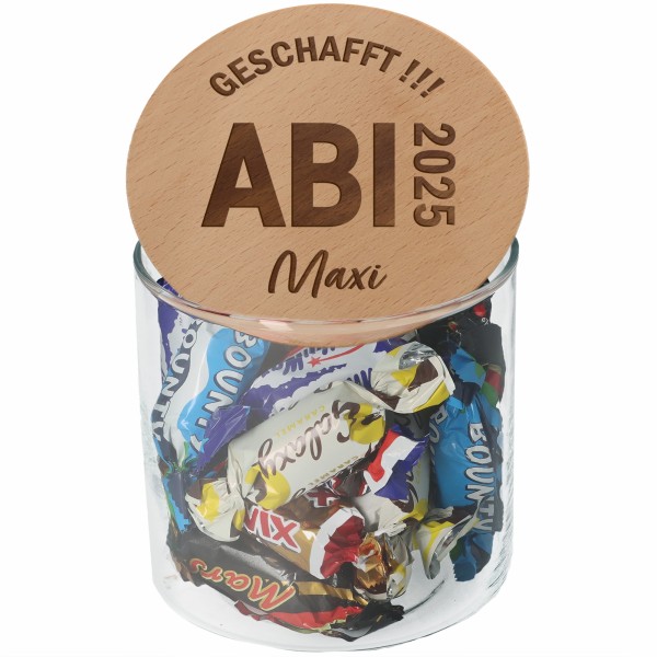 Goodtimes Geschenkglas ABI 2026 "Name"