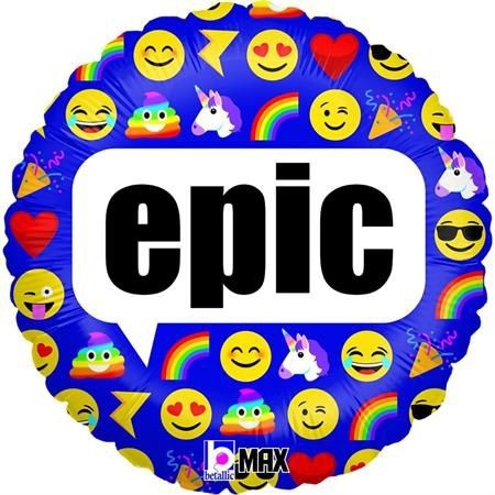 Betallic Folienballon 45cm/18" Emoji Epic