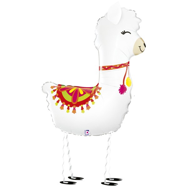 Betallic Folienballon Shape Friends Llama Airwalker 100cm/39"