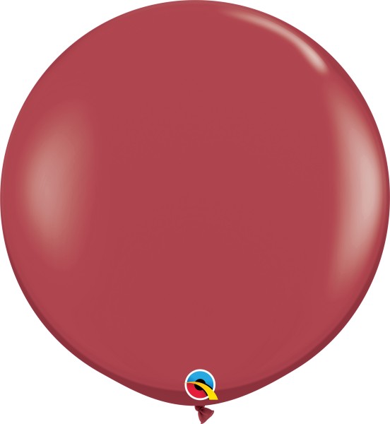 Qualatex Latexballon Solid Fashion Cranberry 90cm/3' 2 Stück