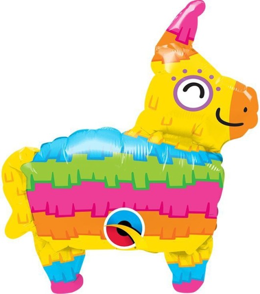 Qualatex Folienballon Rainbow Pinata 35cm/14" (unverpackt)