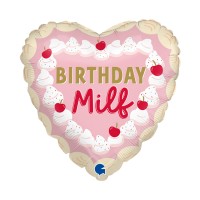 Grabo Folienballon Birthday Milf 45cm/18"  Grabo Folienballon Birthday Milf 45cm/18"