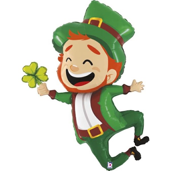 Betallic Folienballon Shape St. Patrick's Day Leprechaun 132cm/52"