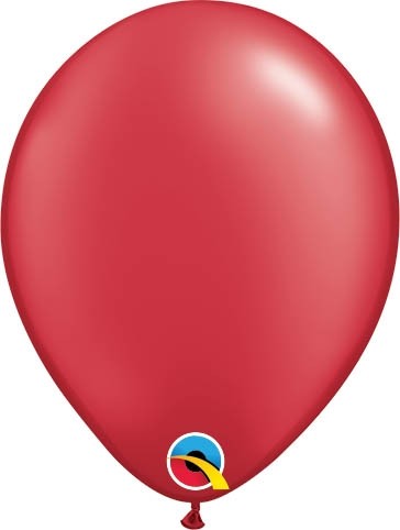 Qualatex Latexballon Radiant Pearl Ruby Red 13cm/5" 100 Stück