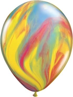 Qualatex Latexballon Traditional SuperAgate 28cm/11" 25 Stück