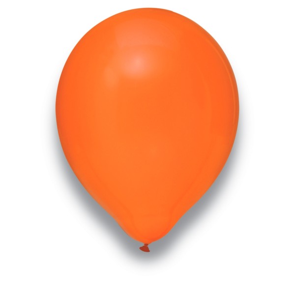 Globos Luftballons Kristall Orange Naturlatex 30cm/12" 100er Packung