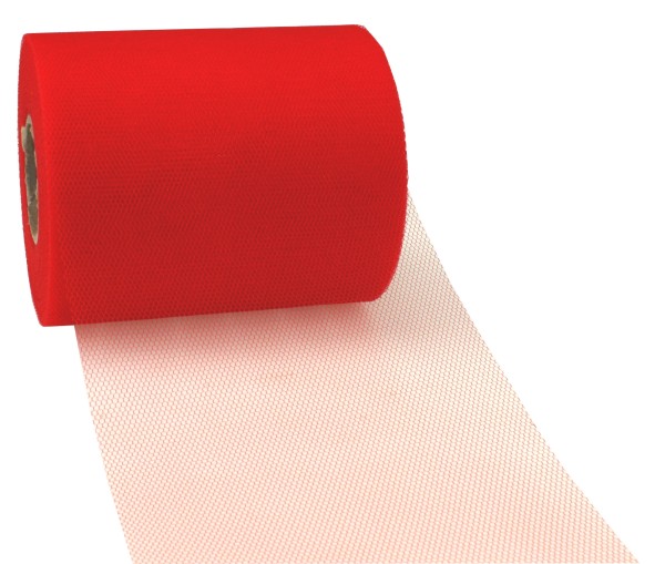 Pattberg Verona Tüllband 112mm x 50m Rot