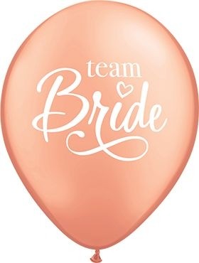 Qualatex Latexballon Team Bride Roségold 28cm/11" 25 Stück