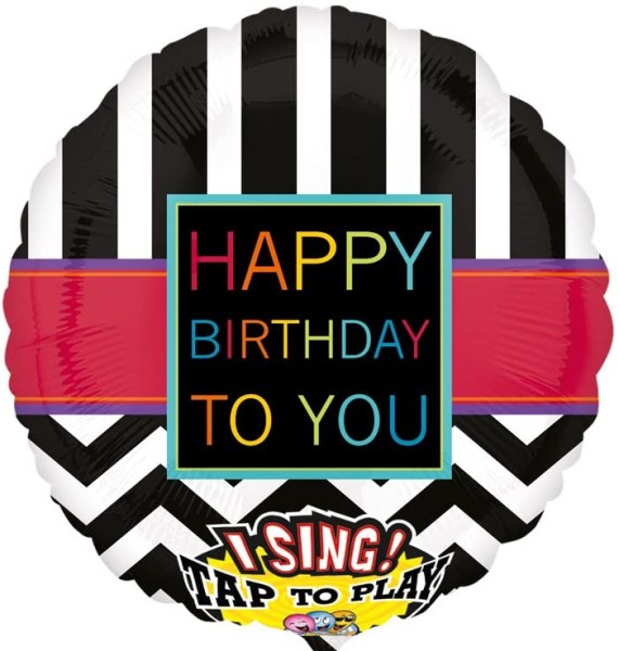 Anagram Musikballon "Happy Birthday To You" 70cm/28"