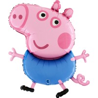 Grabo Folienballon Shape Peppa Pig George 95cm/37"  Grabo Folienballon Shape Peppa Pig George 95cm/37"