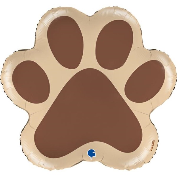 Grabo Folienballon Shape Dog Paw 75cm/31"