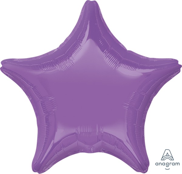 Anagram Folienballon Stern Spring Lilac 50cm/20" (unverpackt)