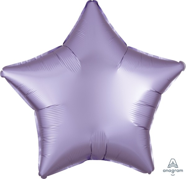 Anagram Folienballon Stern Satin Luxe Pastel Lilac 50cm/20" (unverpackt)