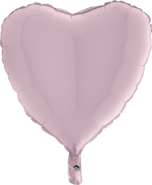 Grabo Folienballon Heart Pastel Pink 45cm/18" (unverpackt)
