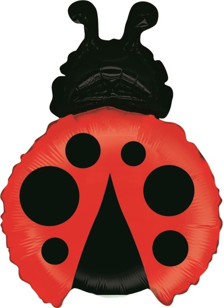 Betallic Folienballon Mini Ladybug 35cm/14" (unverpackt)