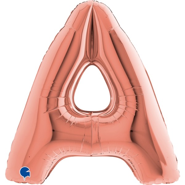 Grabo Folienballon Buchstabe A Roségold 100cm/40"