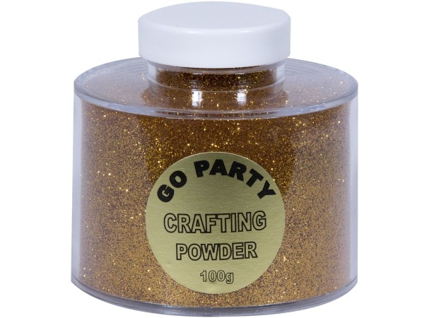 Qualatex Glitter Pot Gold 100g