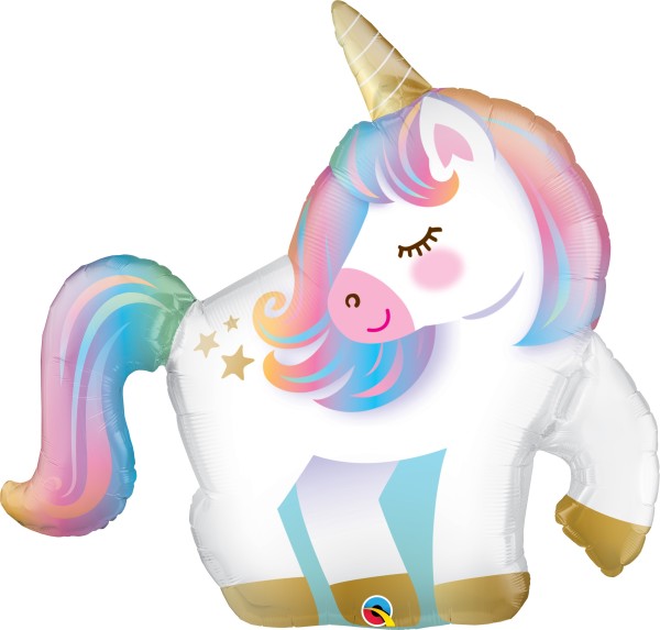 Qualatex Folienballon Shape Unicorn 103cm/41"