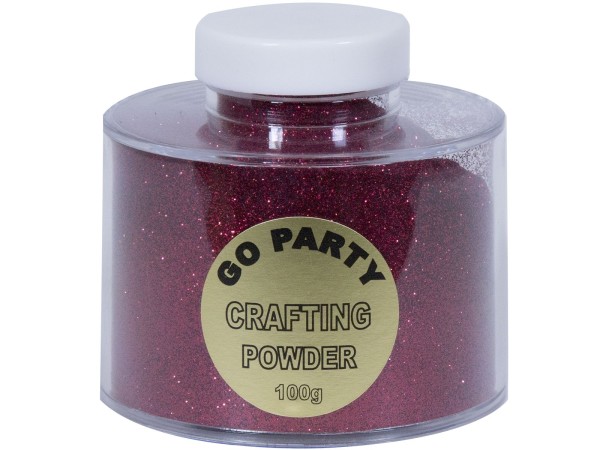 Qualatex Glitter Pot Red 100g