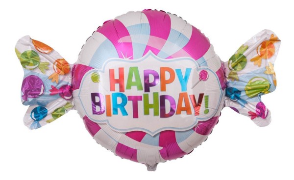 Anagram Folienballon Shape Happy Birthday Bonbon 100cm/40"