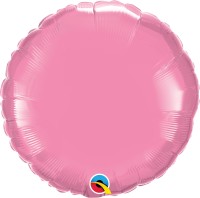 Qualatex Folienballon Rund Rose 45cm/18"  Qualatex Folienballon Rund Rose 45cm/18"