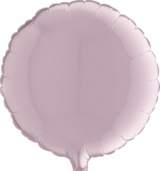 Grabo Folienballon Round Pastel Pink 23cm/9" (unverpackt)