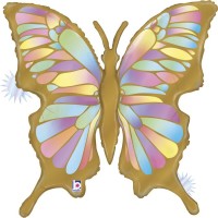 Betallic Folienballon Opal Butterfly 85cm/33"  Betallic Folienballon Opal Butterfly 85cm/33"