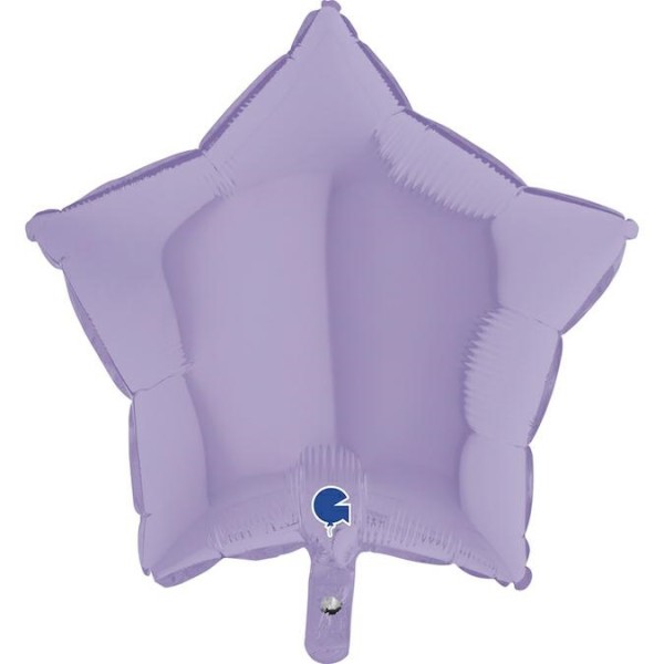 Grabo Folienballon Star Matte Lilac 45cm/18" (unverpackt)