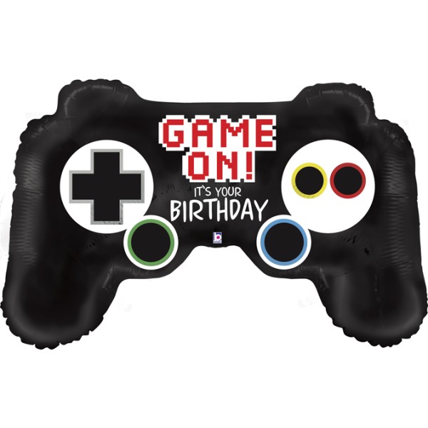 Betallic Folienballon Game Controller Birthday 90cm/36"