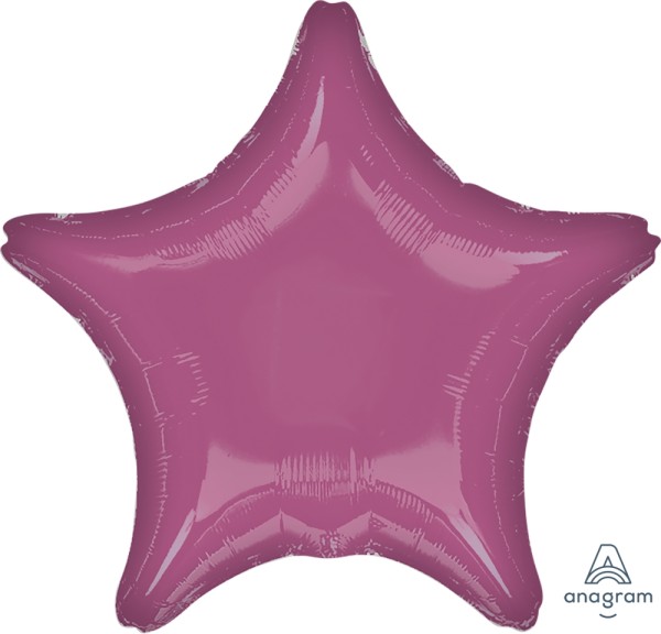 Anagram Folienballon Stern Metallic Lavender 50cm/20" (unverpackt)