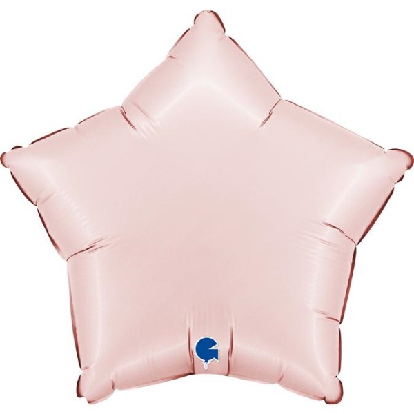 Grabo Folienballon Star Satin Pastel Pink 45cm/18" (unverpackt)